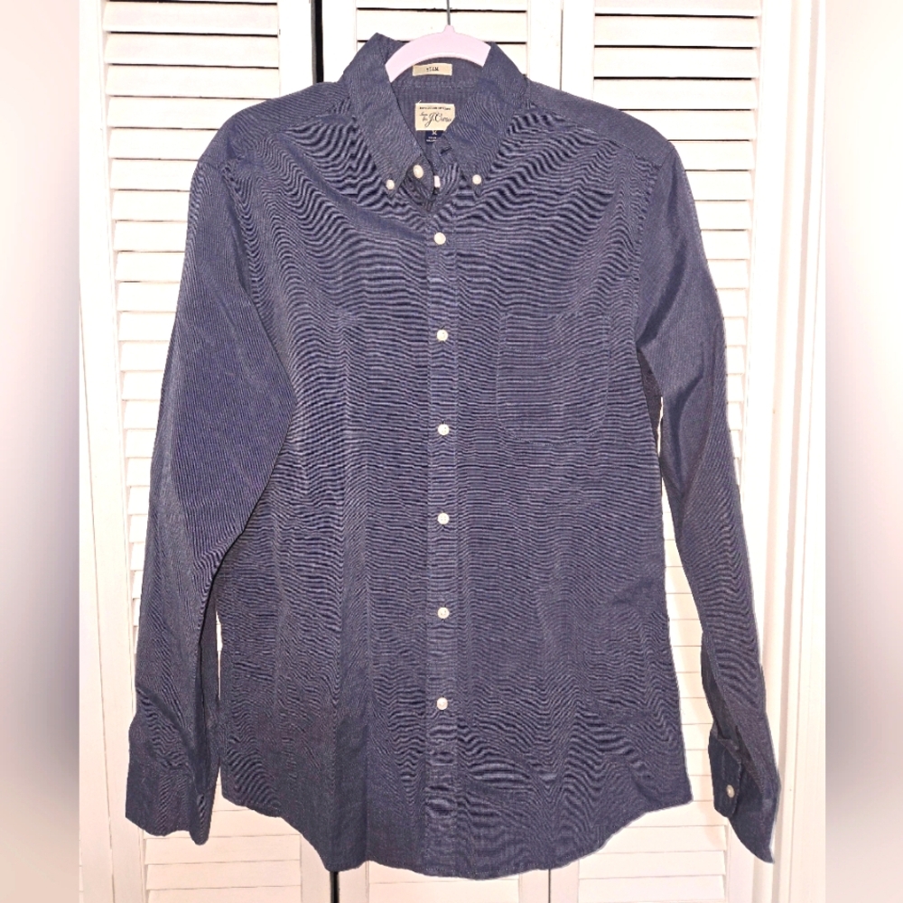 J. Crew Men's M Slim Fit Long Sleeve Shirt